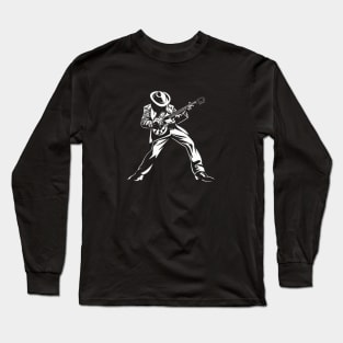 Dwight Yoakam Playing Guitar Long Sleeve T-Shirt